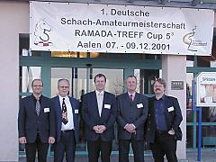 Das Organisationsteam (Matthias Berndt, Jürgen Kohlstädt, Dr. Dirk Jordan, Ernst Bedau, Michael Voß)