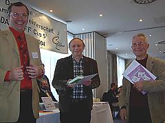 Dr. Dirk Jordan mit Dieter Villing und Alfred Rösch