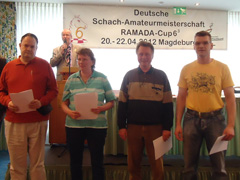 25 DSAM-Teilnahmen: Stephan Hösl, Sabine Schoknecht, Karl-Heinz Stolzenwald und Jan Ullrich