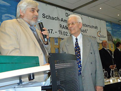 Joachim Gries ehrt Gerhard Hund in Brühl 2012