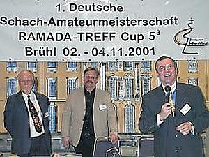 Turnierleitung der DSAM in Brühl 2001