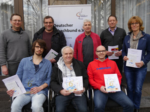 Siegerehrung Gruppe - C: Dirk Brixius, Julius Rosin, Joachim Keller, Karl-Heinz Wesnigk, Harald Palmer, Thomas Retzlaff, Rolf Wietschke, Claudia Meffert