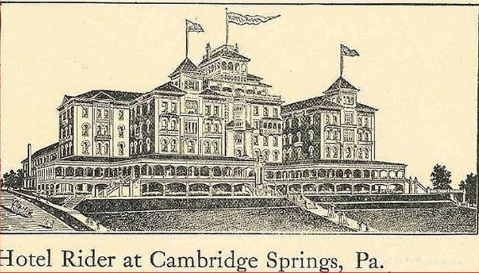 Riders Hotel in Cambridge Springs, Quelle: Wikimedia