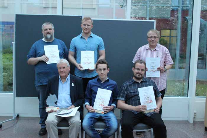 Siegerehrung Gruppe - B: Ingram Braun, Ralf Schöngart, Christian Klaus, Tobias Röhr, Marc Duhn, Matthias Niesel
